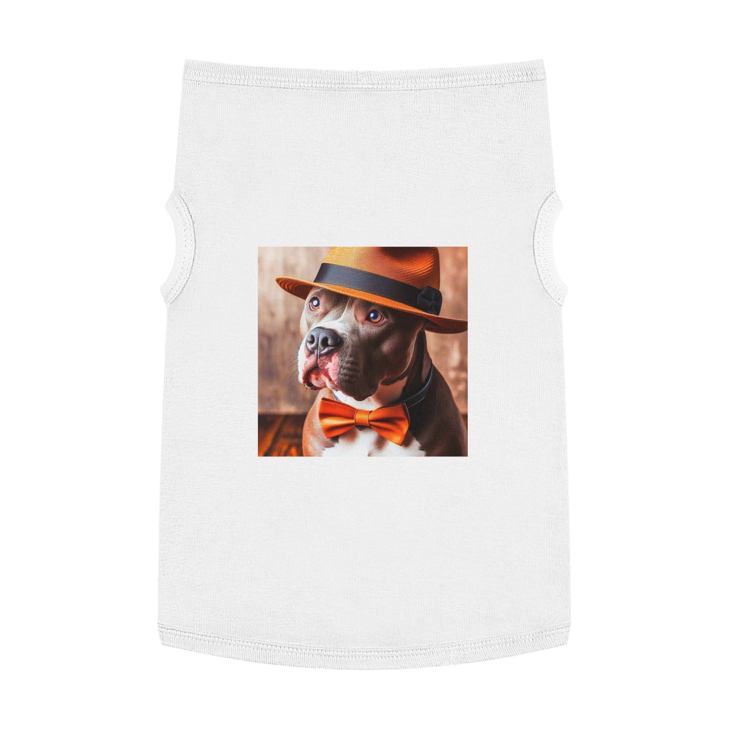 Pet Tank Top Pit Bull pretty boy Pets Printify XL White