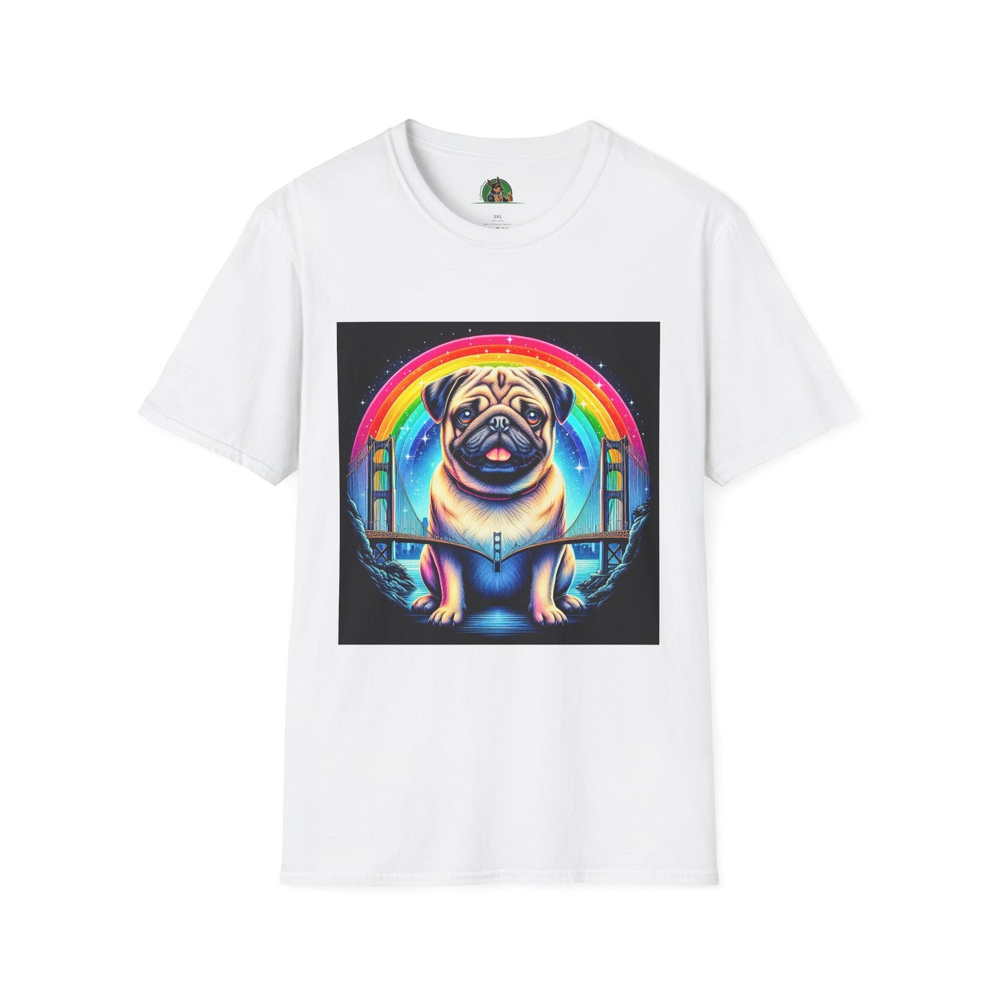 Pugs T-Shirt Printify XS White 