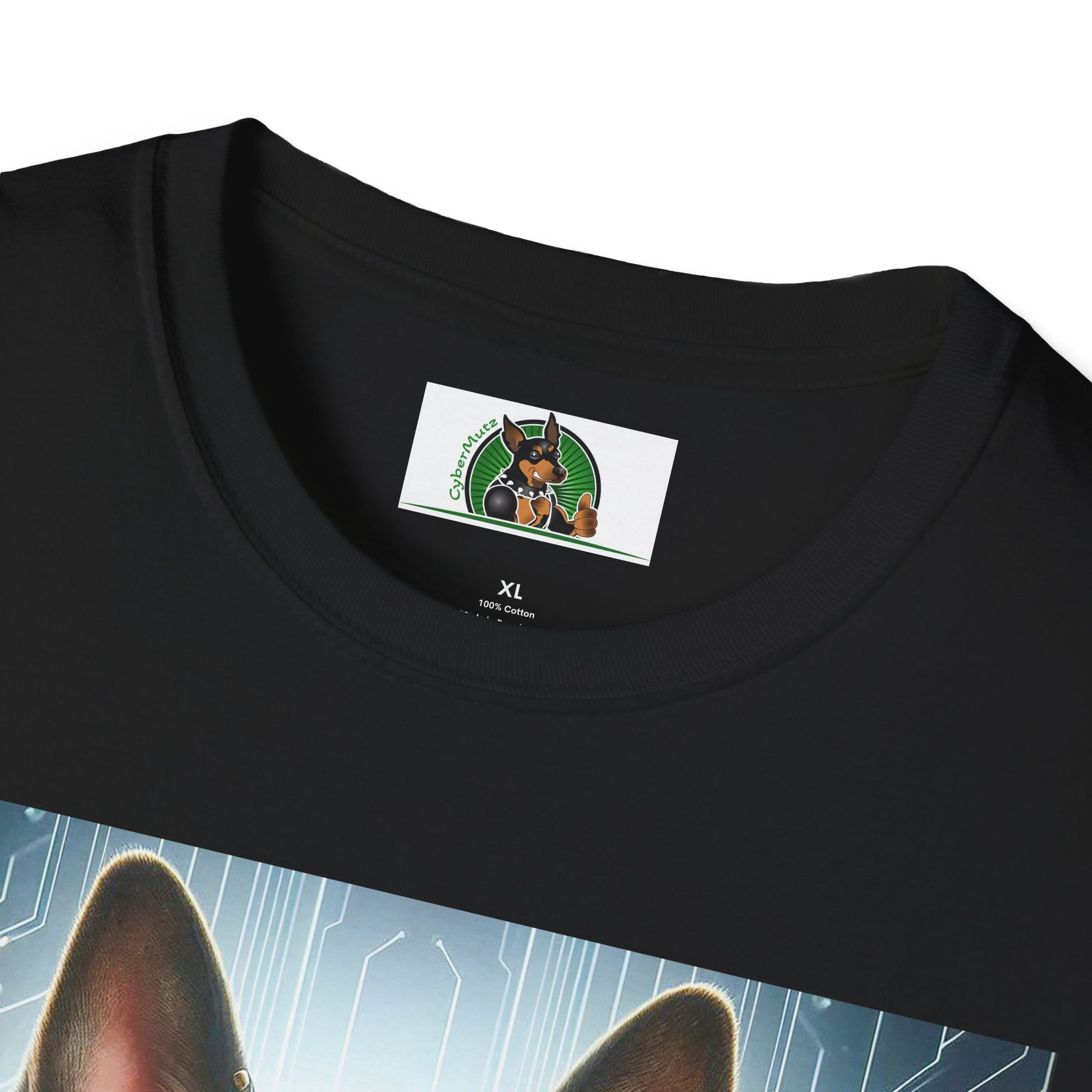 German Shepherd metal man T-Shirt Printify