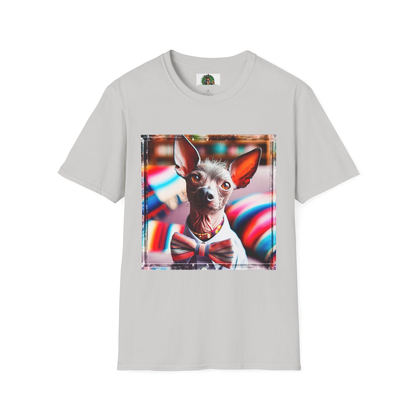 Mexican Hairless Dog T-Shirt Printify S Ice Grey 