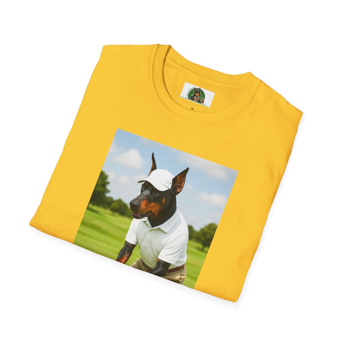 Golf Doberman Sports T-Shirt