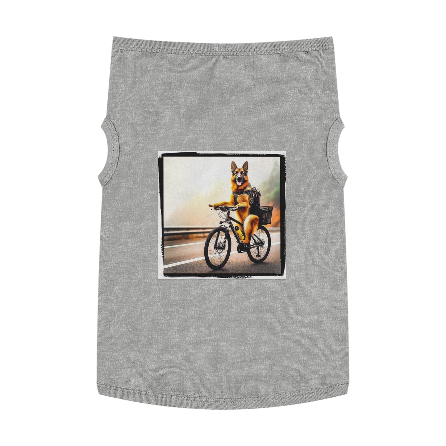 Pet Tank Top German Shepherd Pets Printify XL Heather 