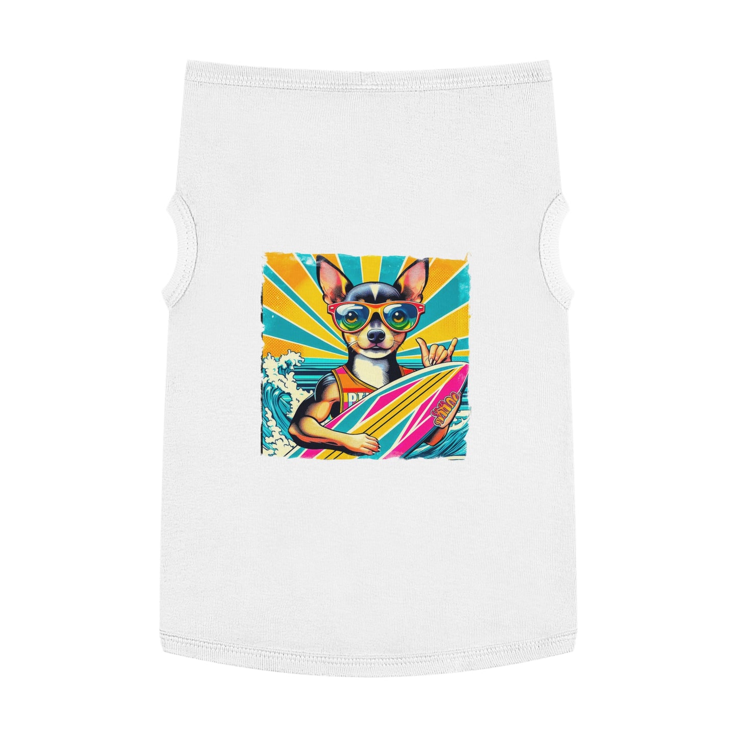 Pet Tank Top Chihuahua Pets Printify XL White