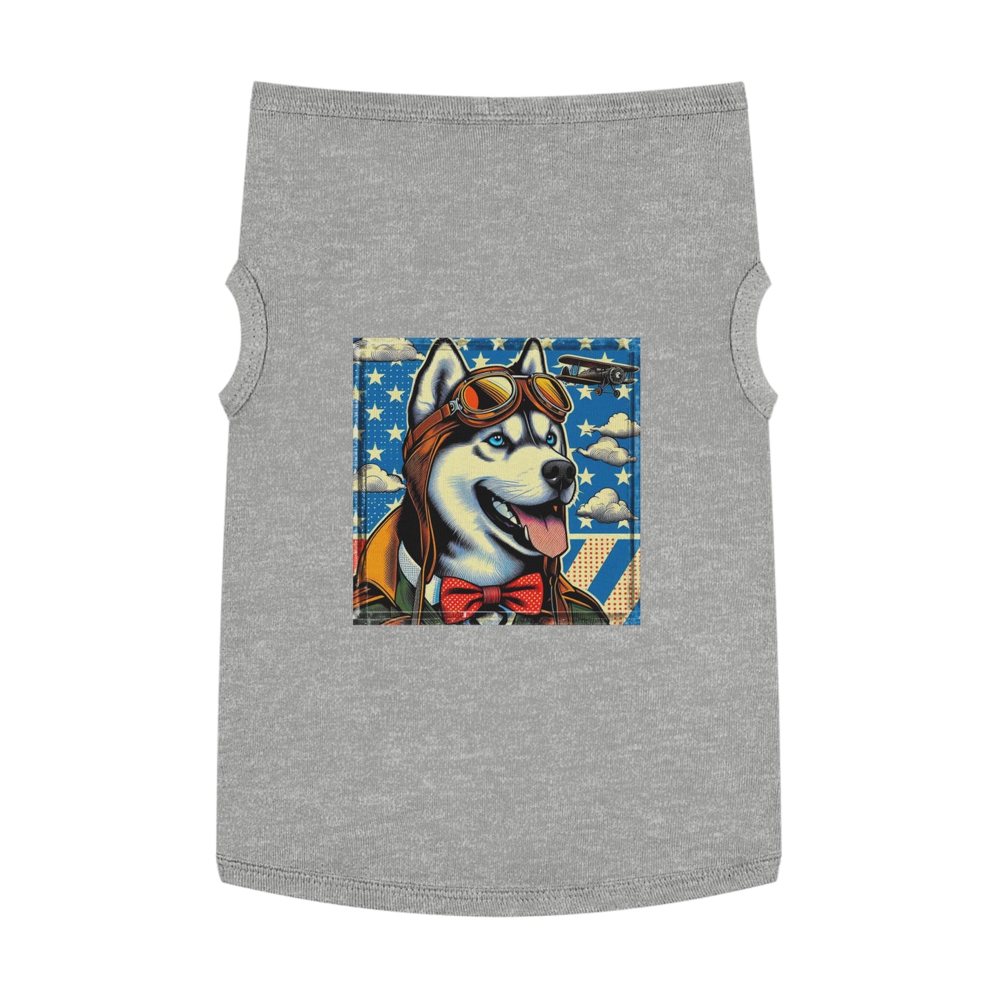 Pet Tank Top Husky Pets Printify XL Heather 