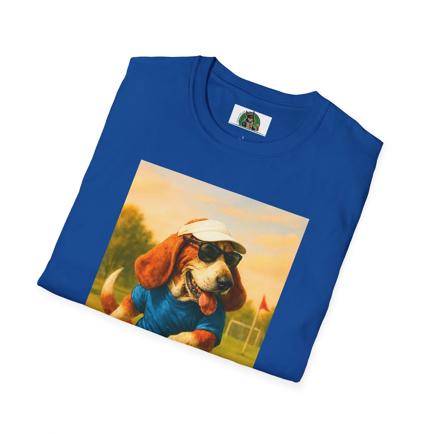 Sports Soccer Bassett Hound T-Shirt T-Shirt Printify