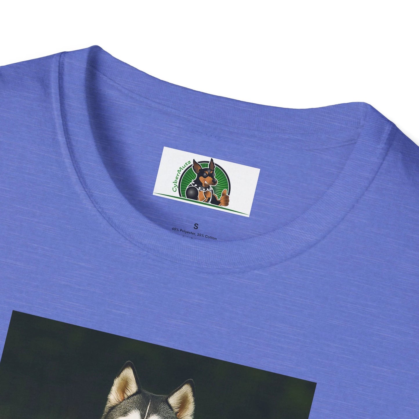 Husky Soccer T-Shirt — Sports Dog Playing Soccer Tee