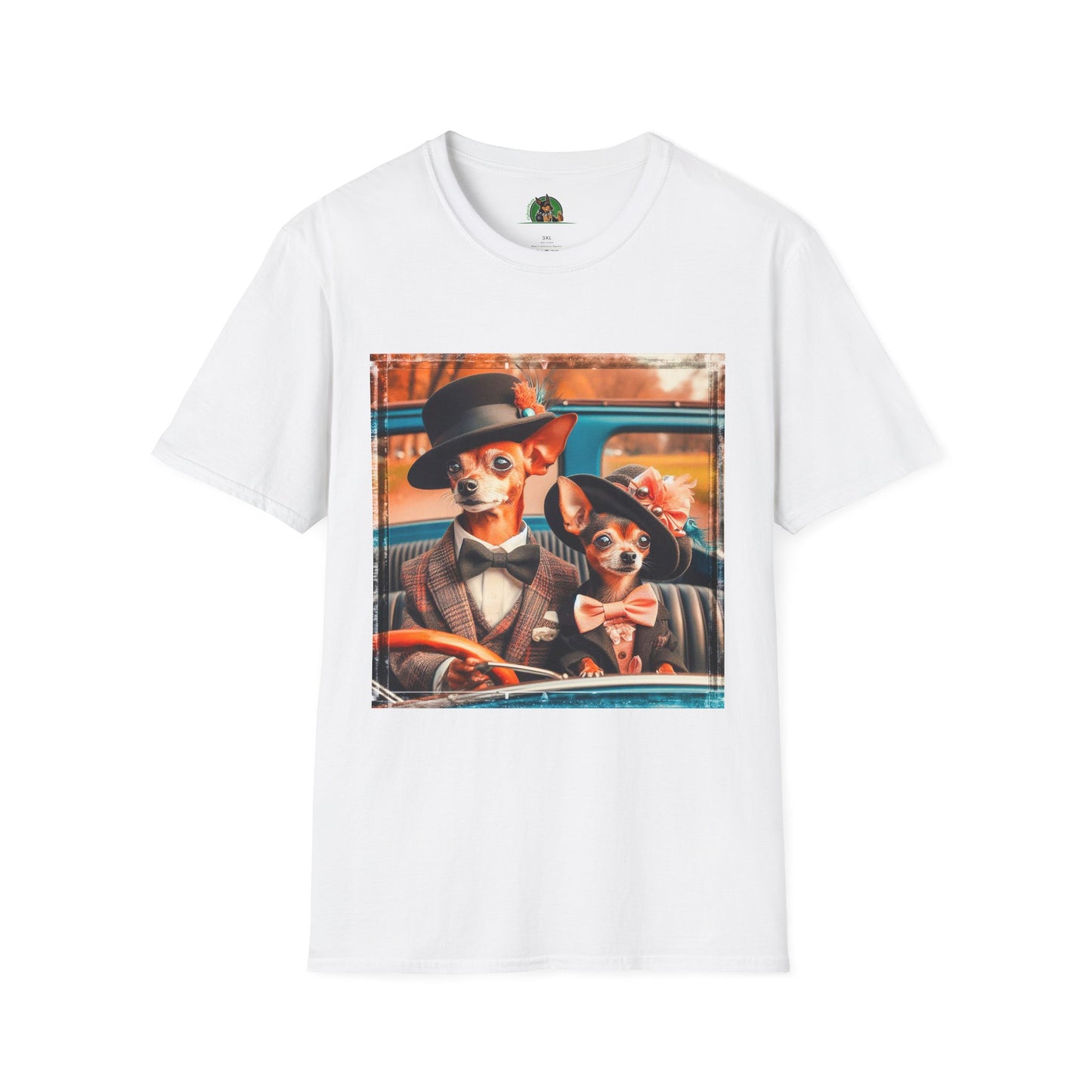 Wacky Min Pin T-Shirt T-Shirt Printify XS White 