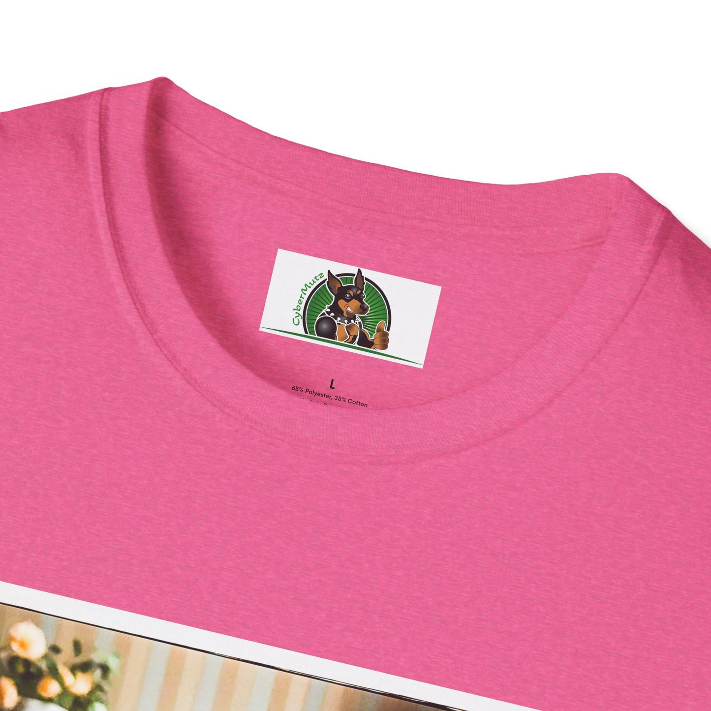 Basset Hound In Bath Robe Sitting On Couch