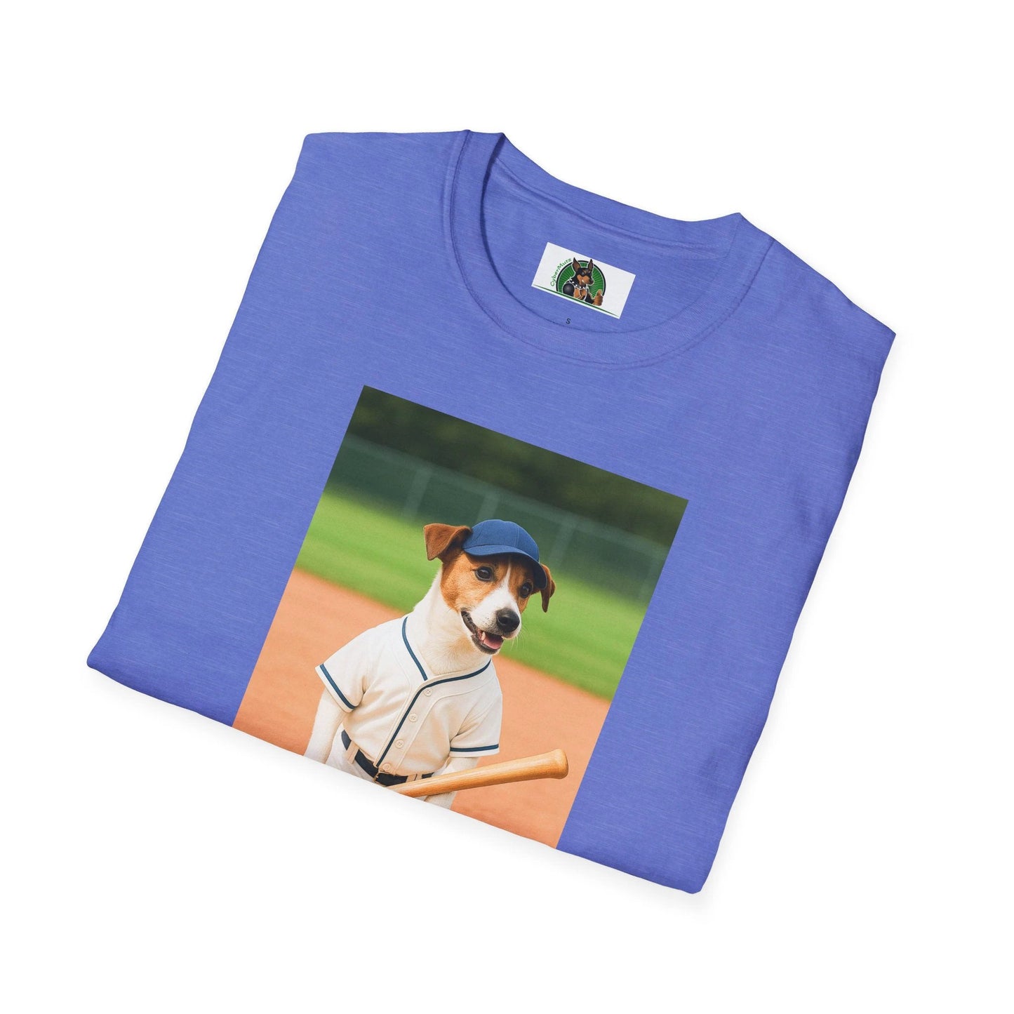 Jack Russell Baseball Tee — Sports Dog T-Shirt by Printify