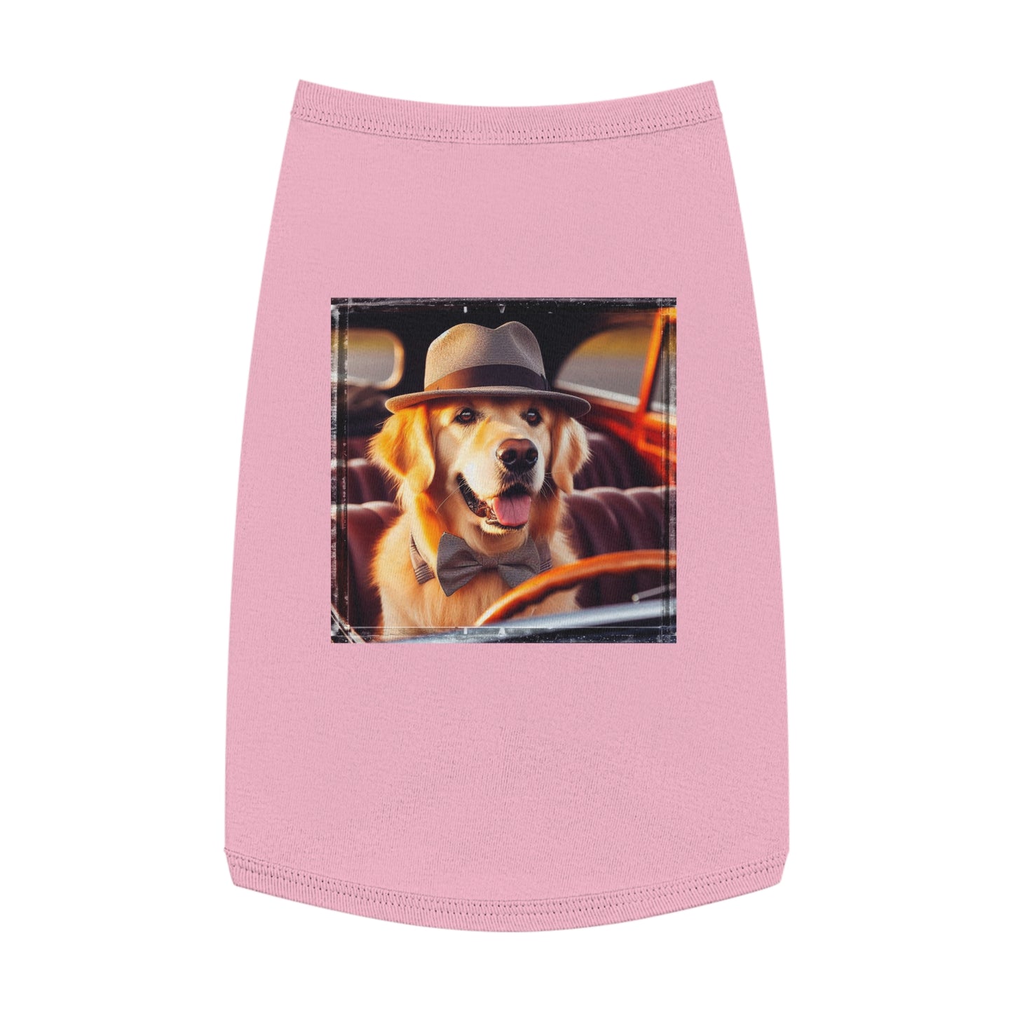 Golden Retriever pet tank top Pets Printify   