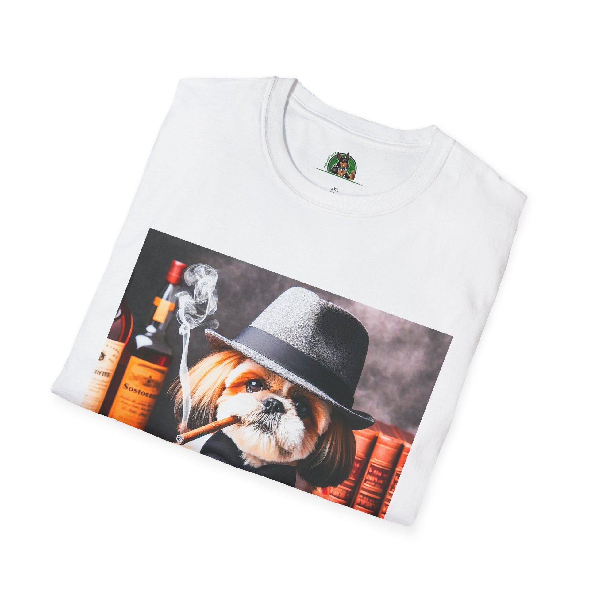 Shih Tzu cigars shirt T-Shirt Printify