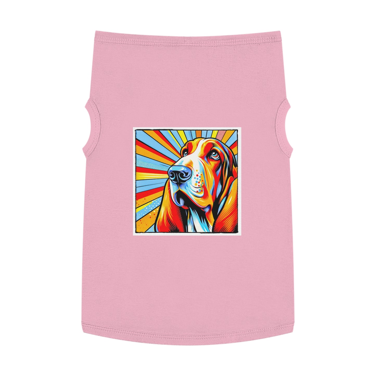 Pet Tank Top Basset Hound Pets Printify XL Pink