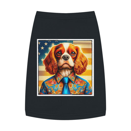 Pet Tank Top Cavalier King Charles Spaniel Pets Printify M Black