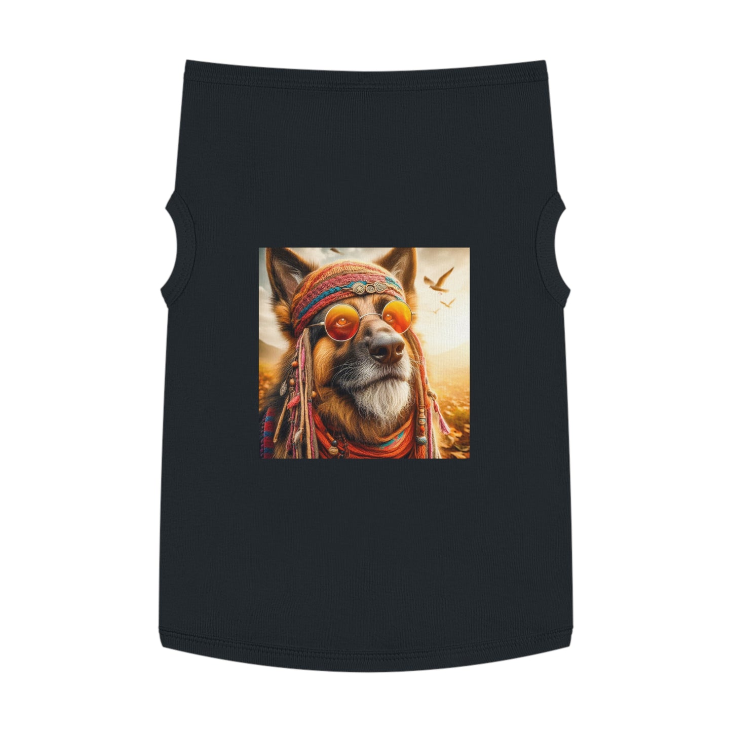 Pet Tank Top German Shepherd Pets Printify XL Black 