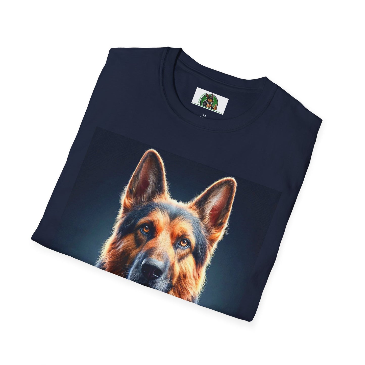 German Shepherd metal warrior shirt T-Shirt Printify