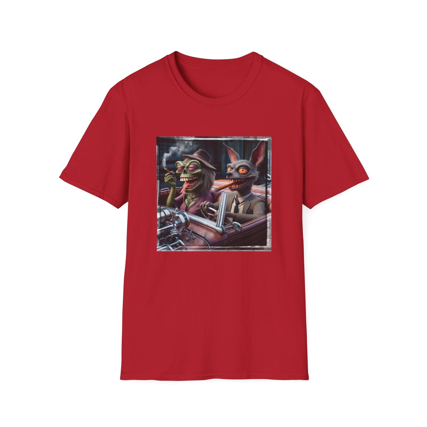 Chupacabra T-Shirt Printify S Cherry Red 