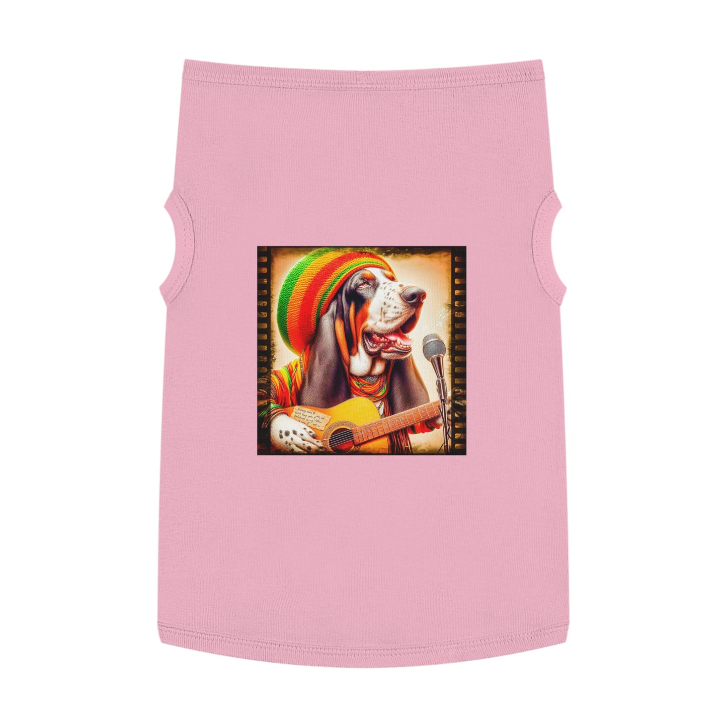 Pet Tank Top Basset Hound Pets Printify XL Pink