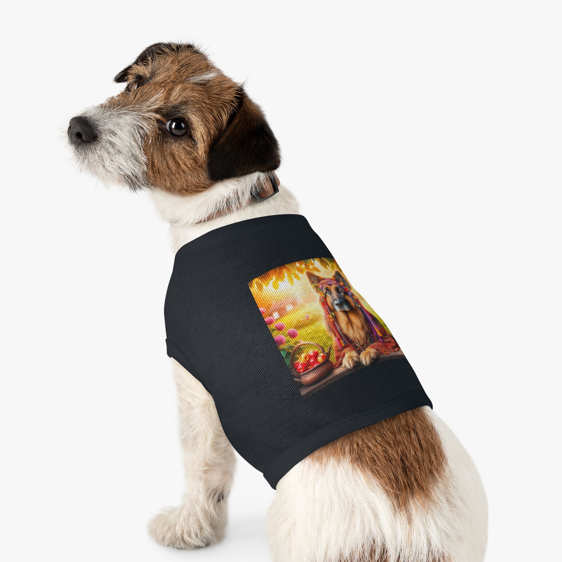 German Shepherd fun hippie Pets Printify