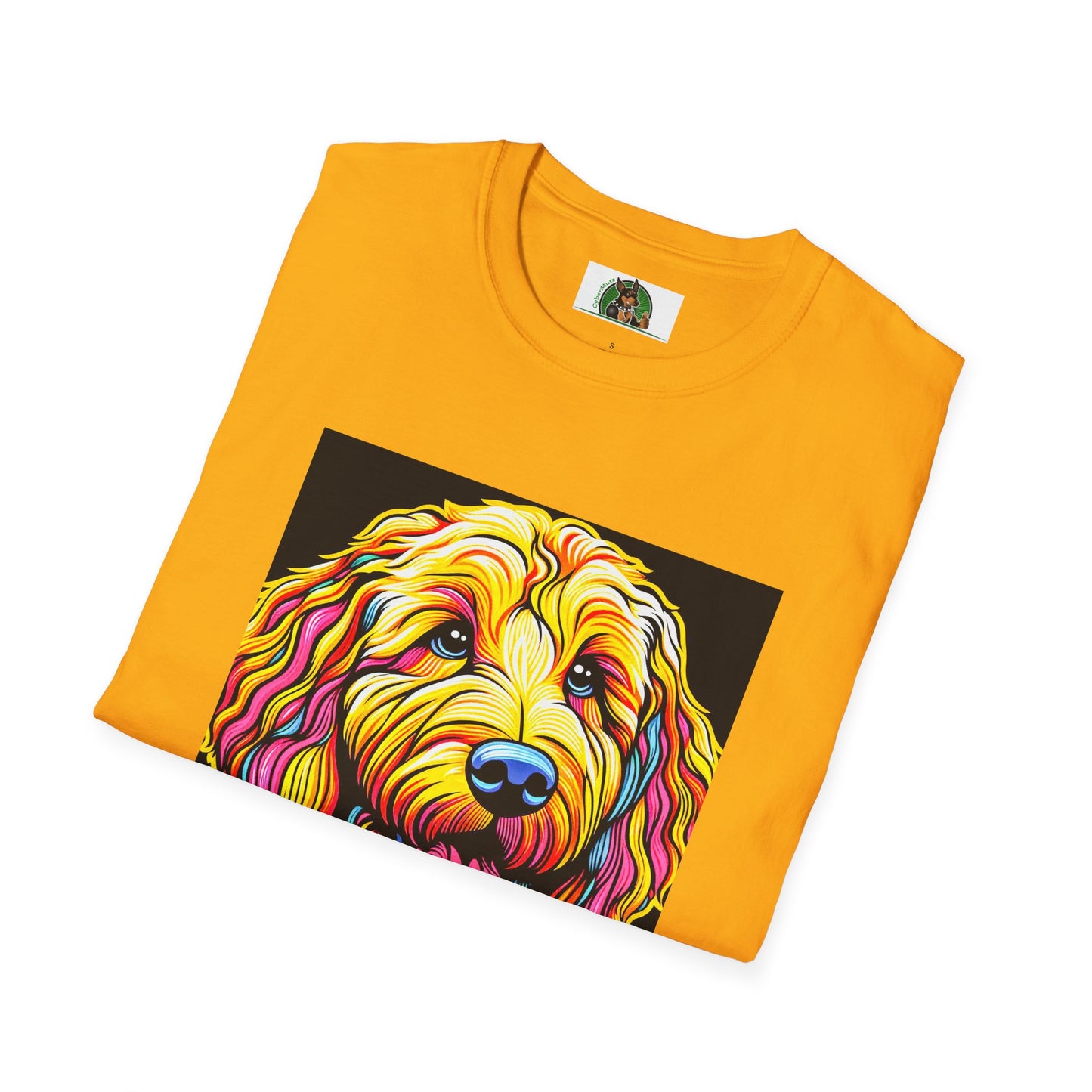 Golden Doodle pretty colors t shirt