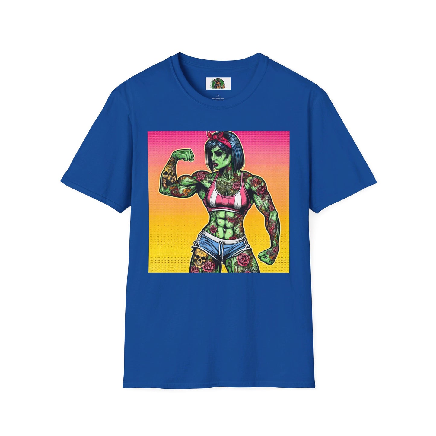 Zombie Girl T-Shirt Printify S Royal 