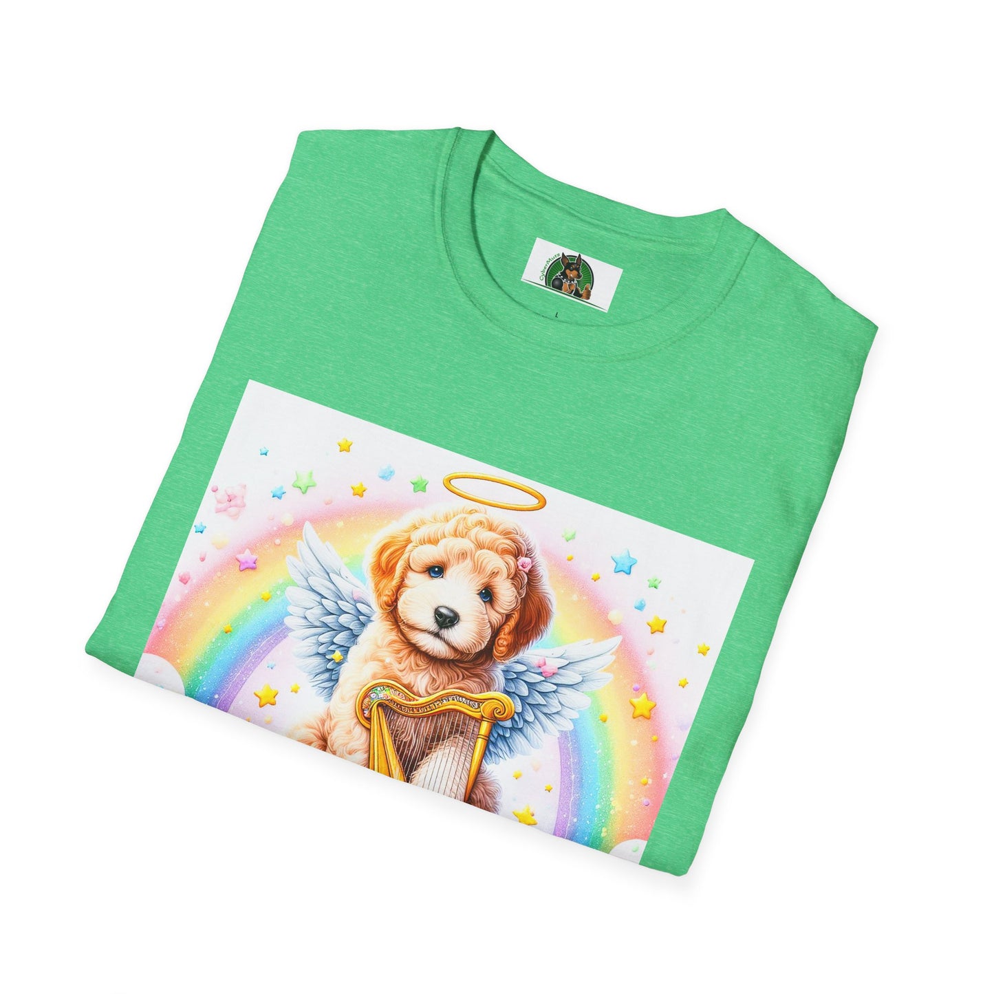 Golden Doodle colorful Angel shirt