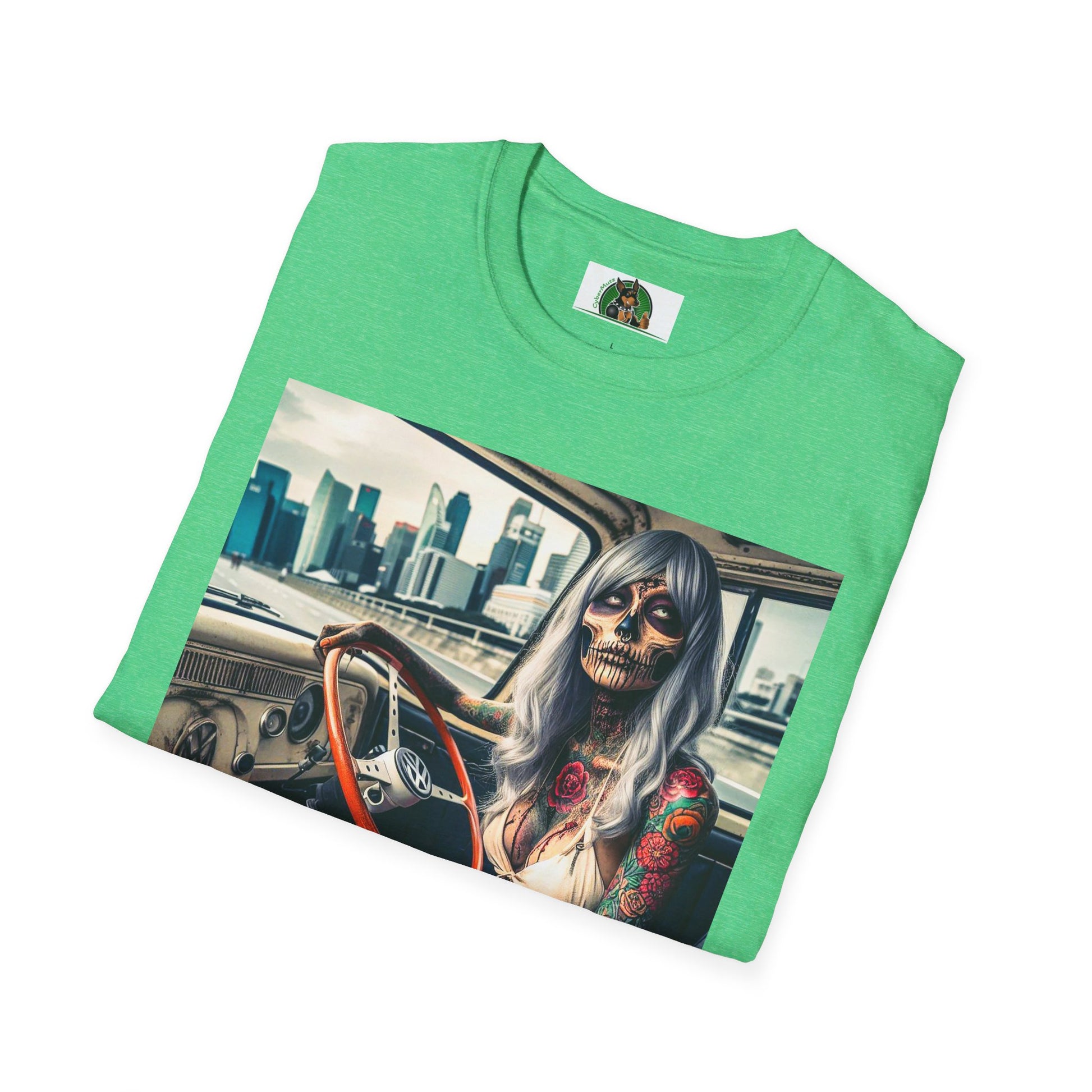 Zombie Girl T-Shirt Printify   