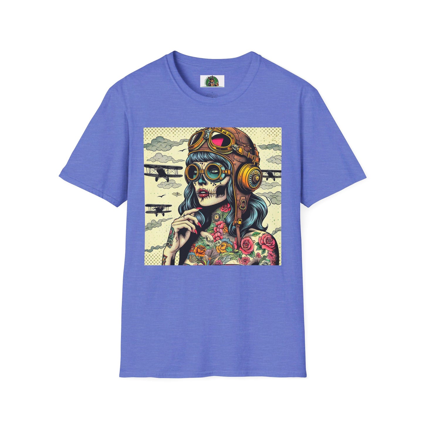 Zombie Girl T-Shirt Printify S Heather Royal 