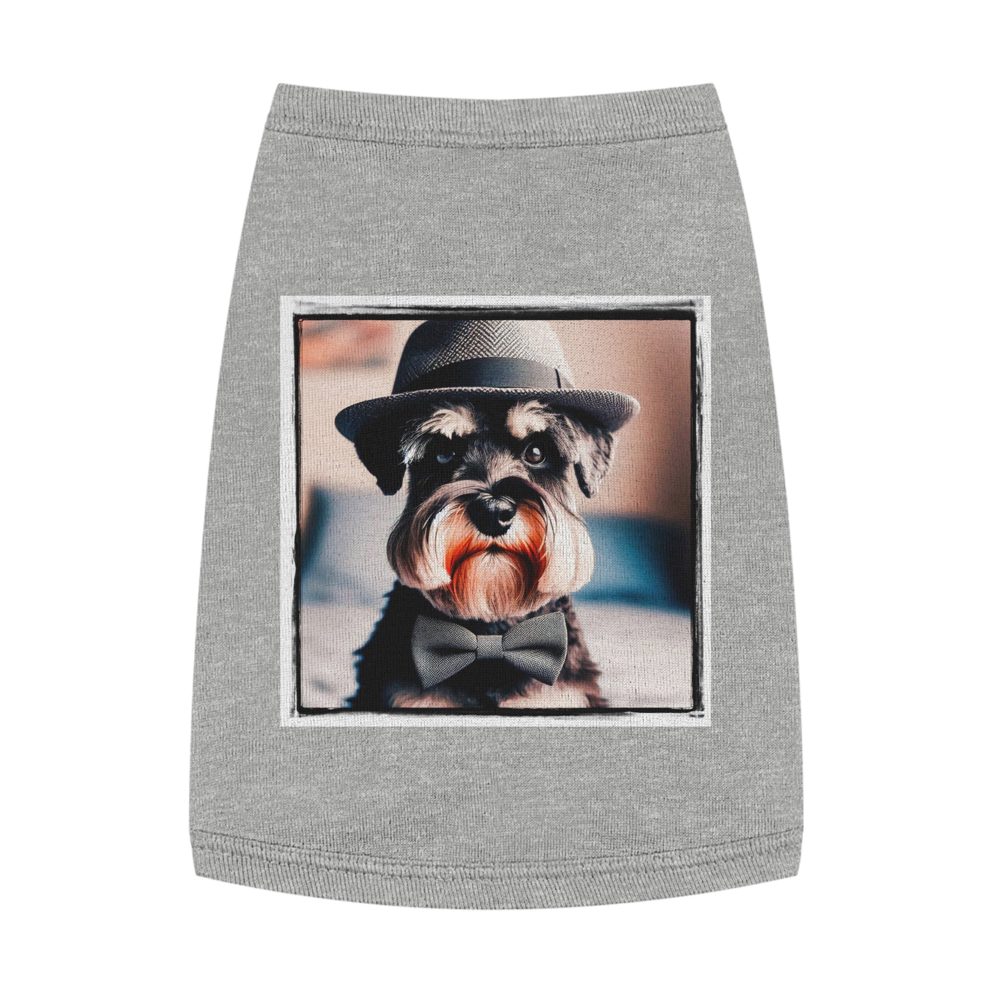 Pet Tank Top Miniature Schnauzer Pets Printify M Heather 