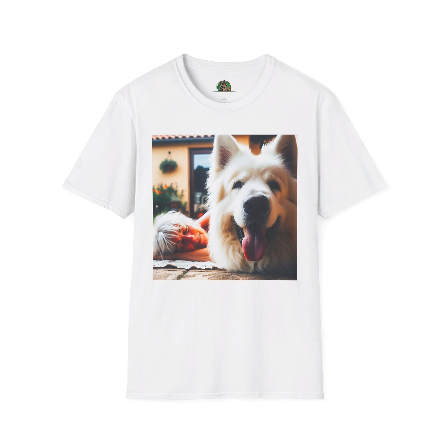 German Shepherd T-Shirt Printify White S 