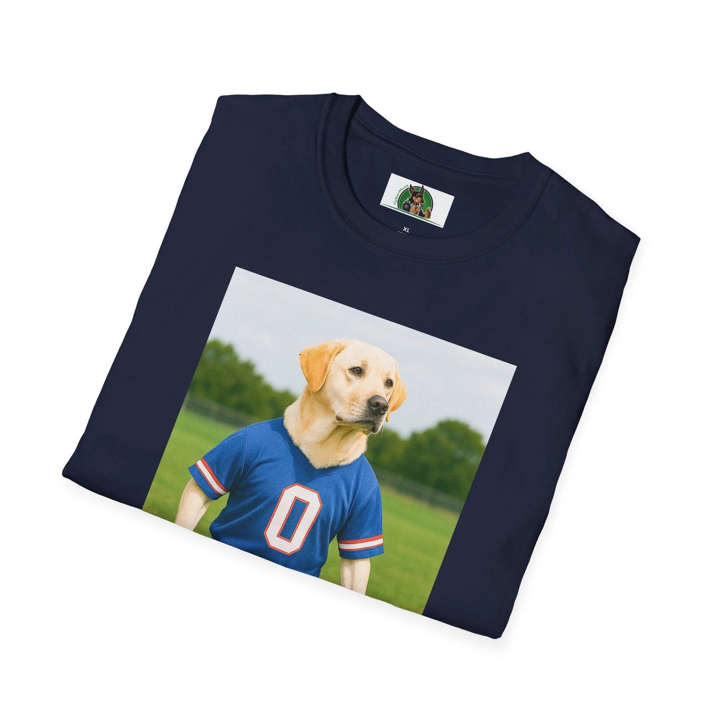 Labrador Retriever Soccer T-Shirt — Dog Lover Sports Tee T-Shirt Printify