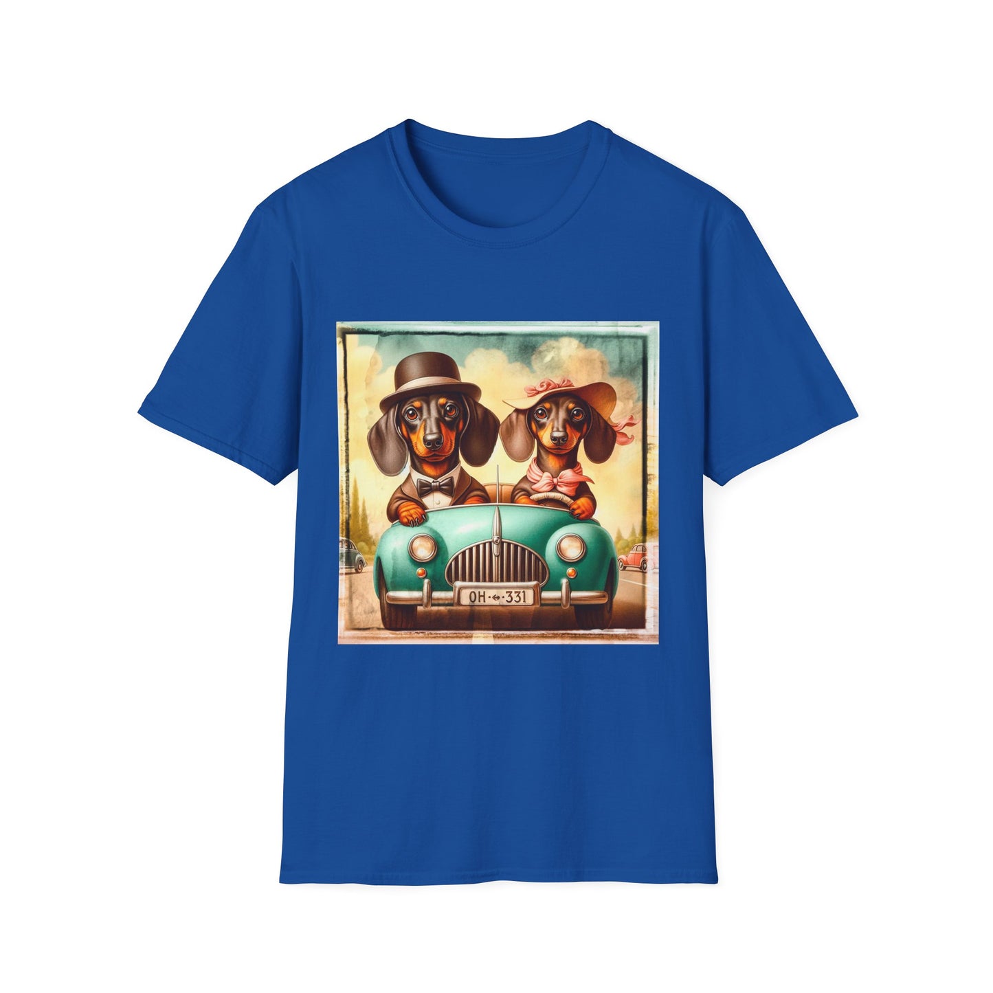 Wacky Dachshund T-Shirt Printify XS Royal 