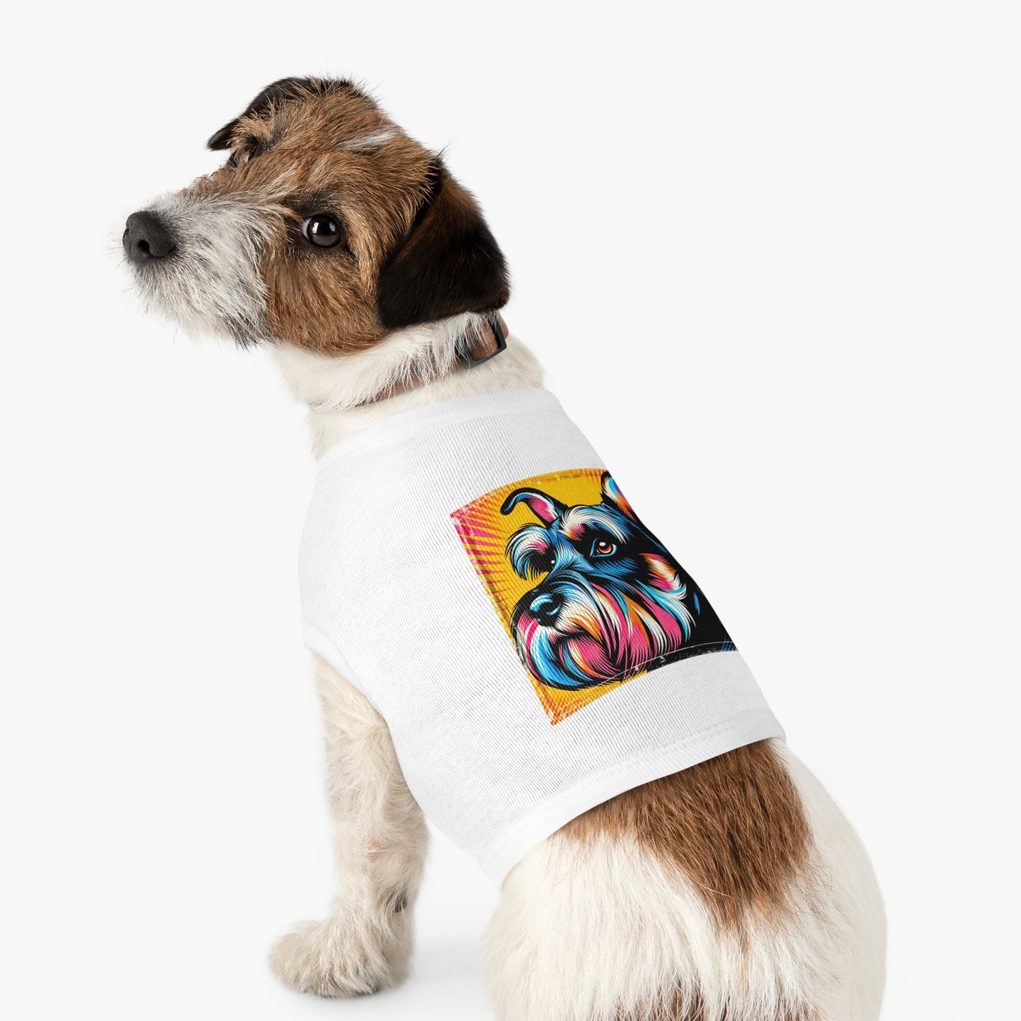 Pet Tank Top Miniature Schnauzer Pets Printify   