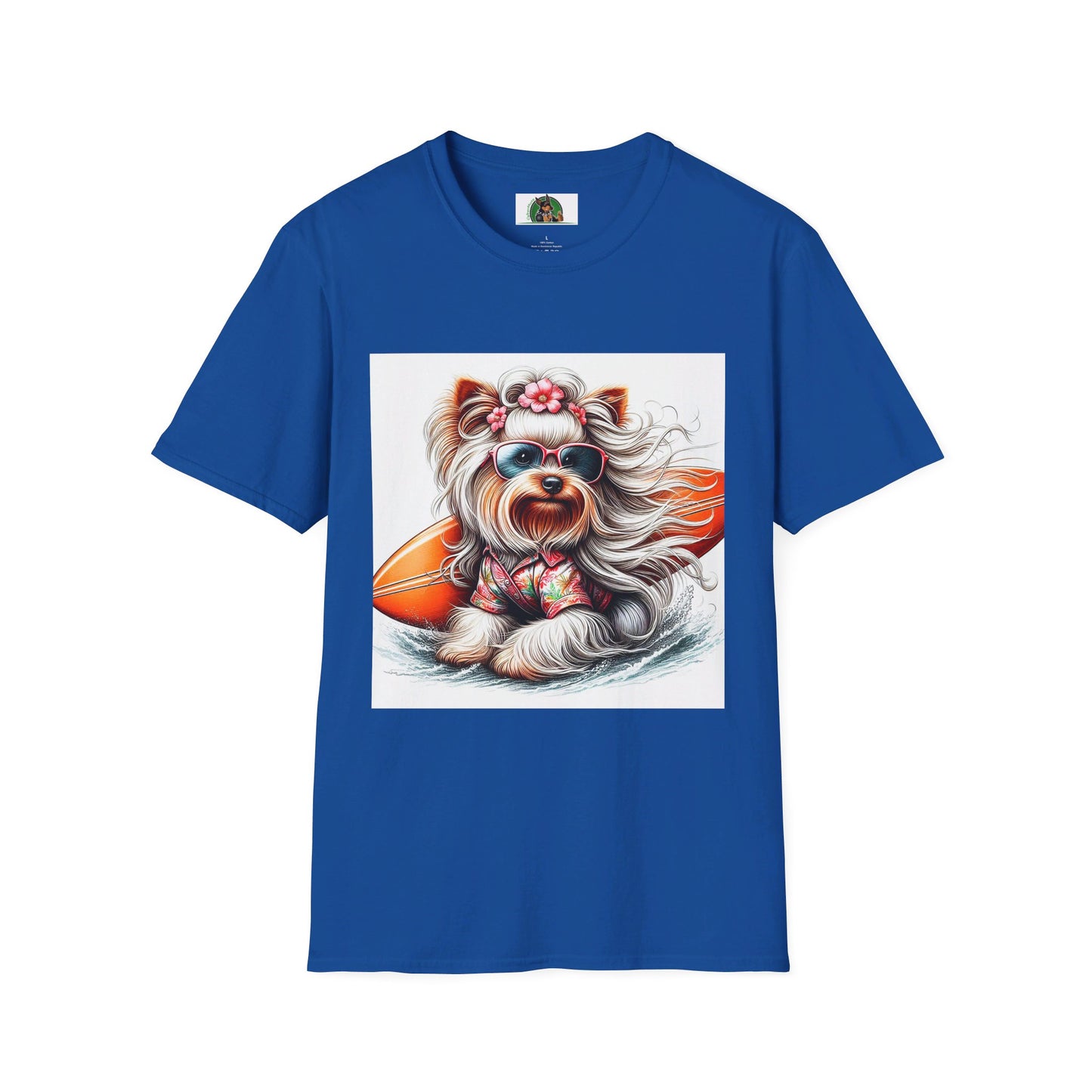 Yorkie T-Shirt Printify S Royal 