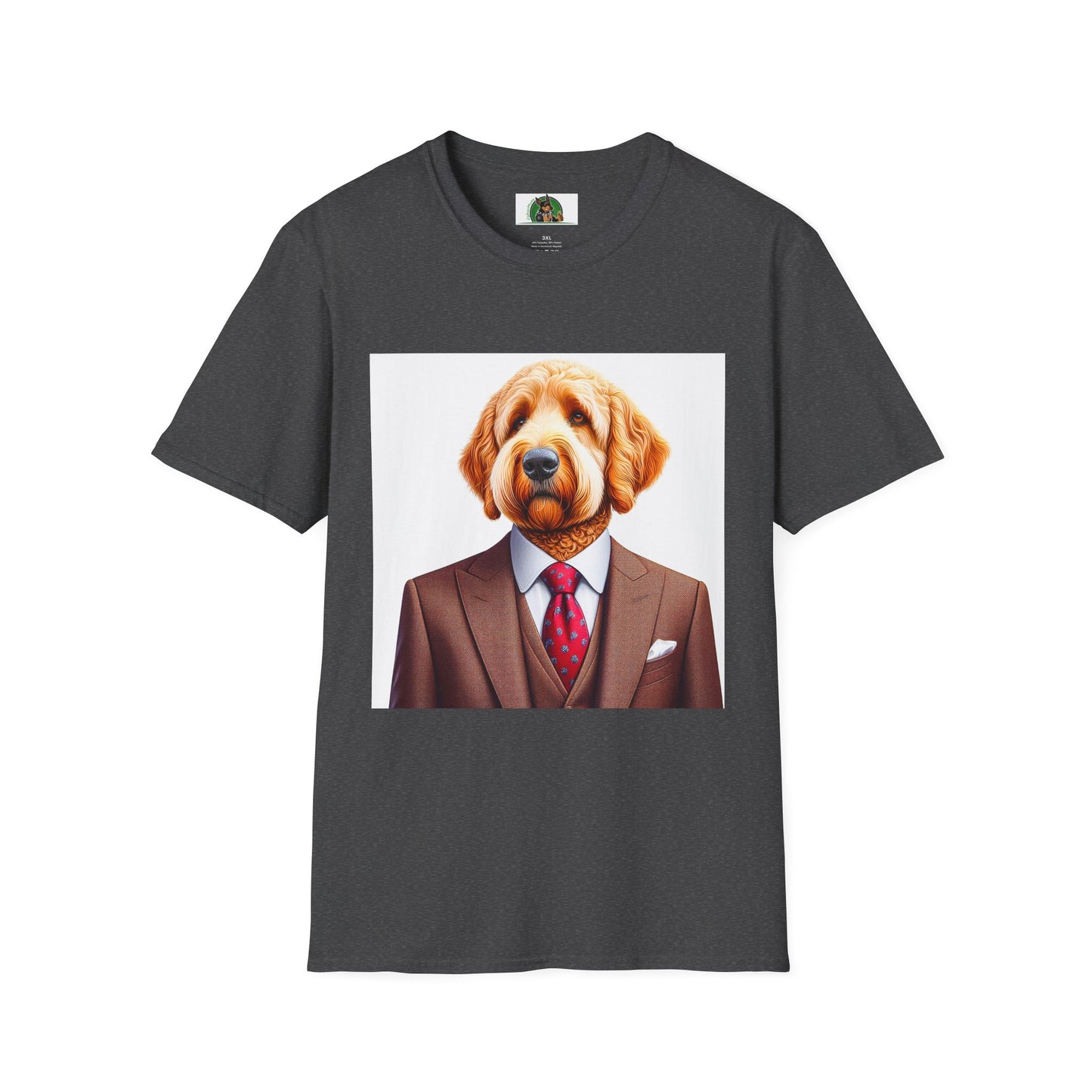 Golden Doodle T-Shirt Printify XS Dark Heather