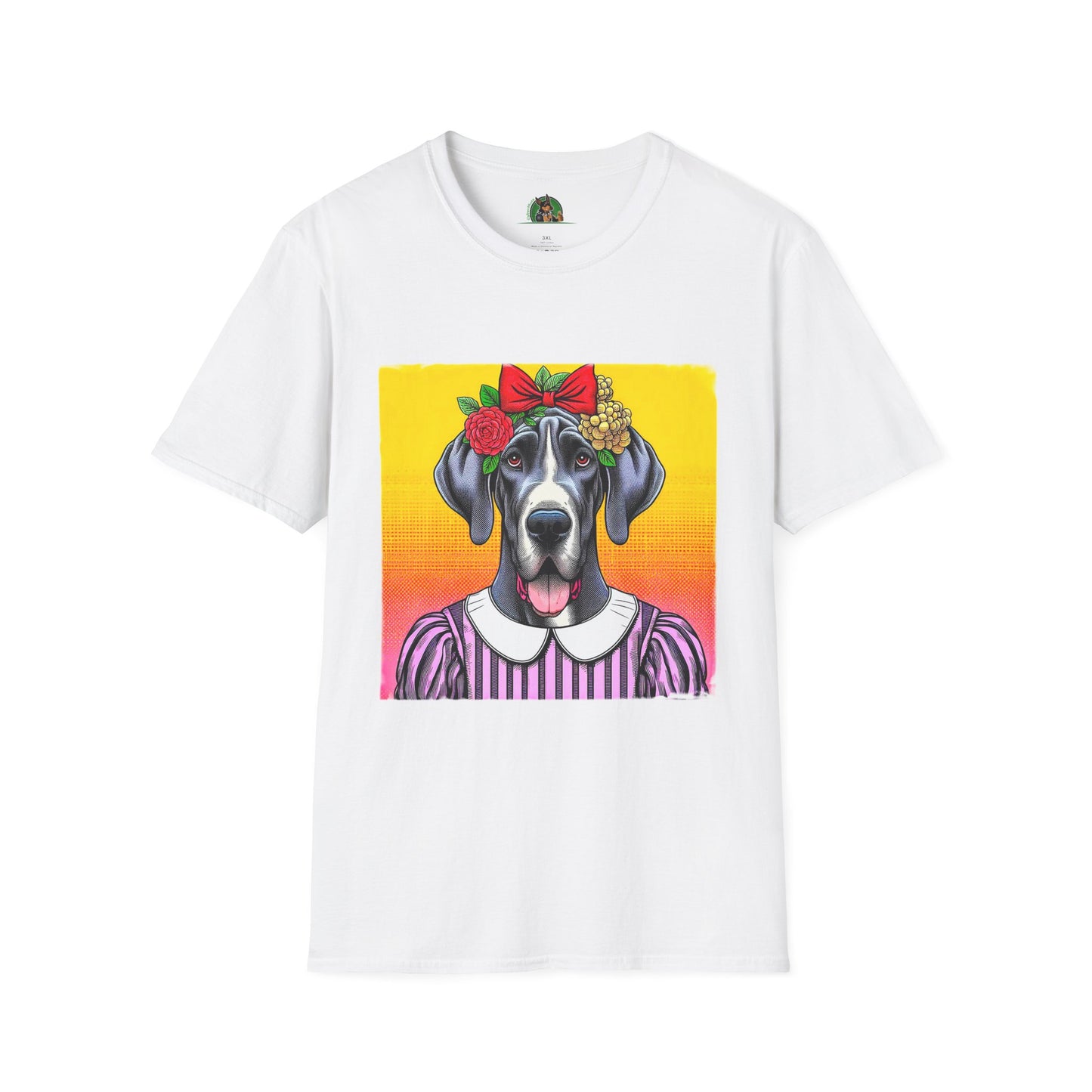 Great Dane T-Shirt Printify XS White 