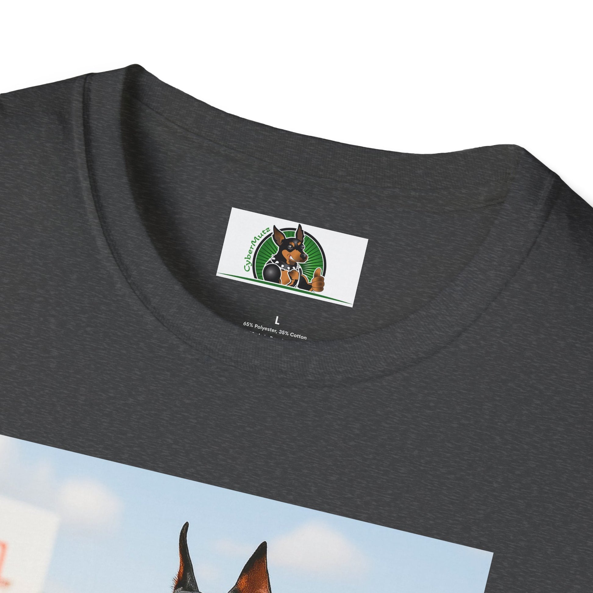 Basketball Doberman Sports T-Shirt T-Shirt Printify