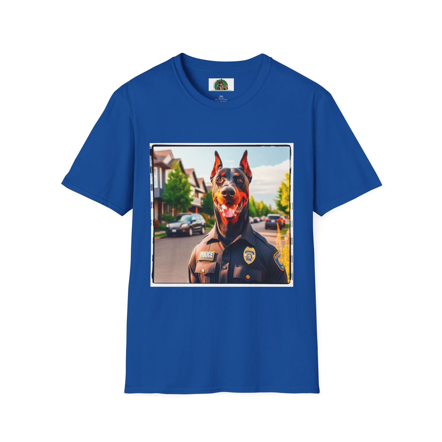 Doberman T-Shirt Printify XS Royal 