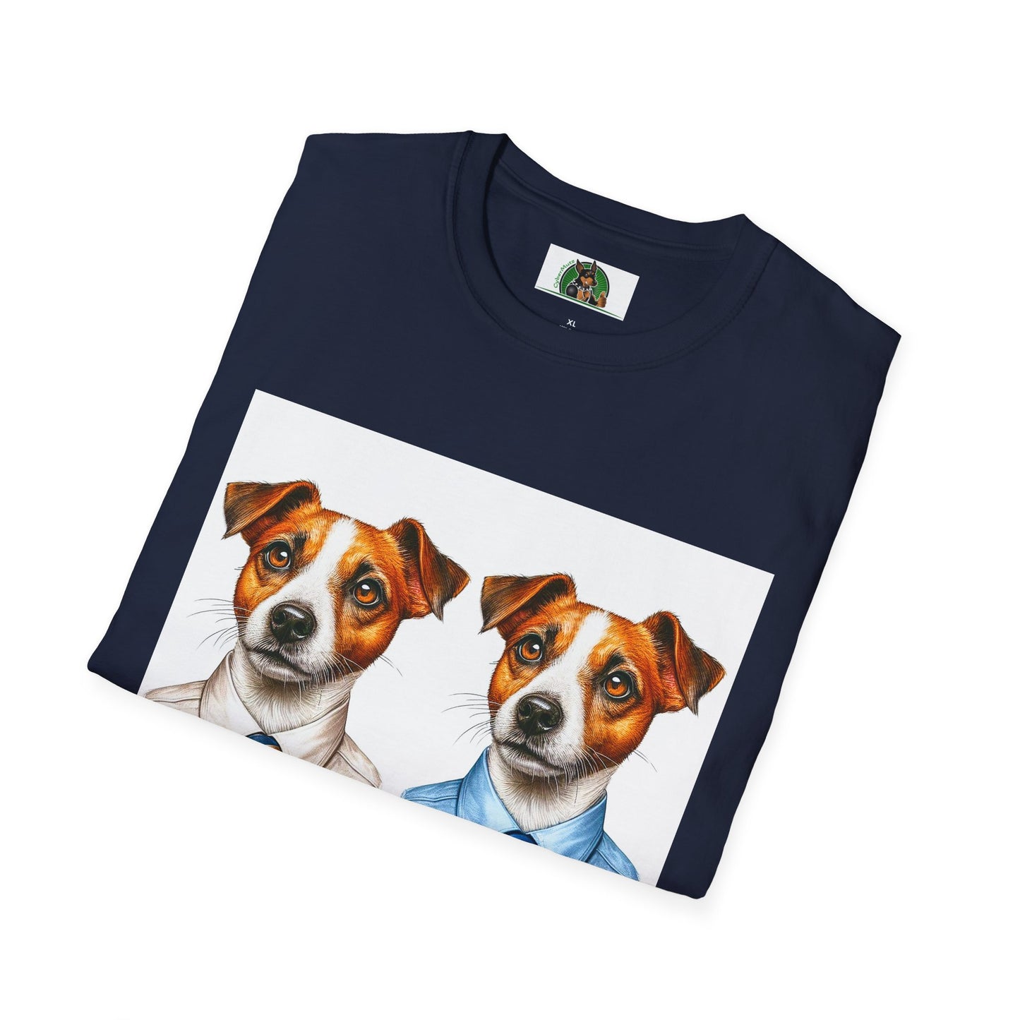 Jack Russell Business Buddies T-Shirt Printify