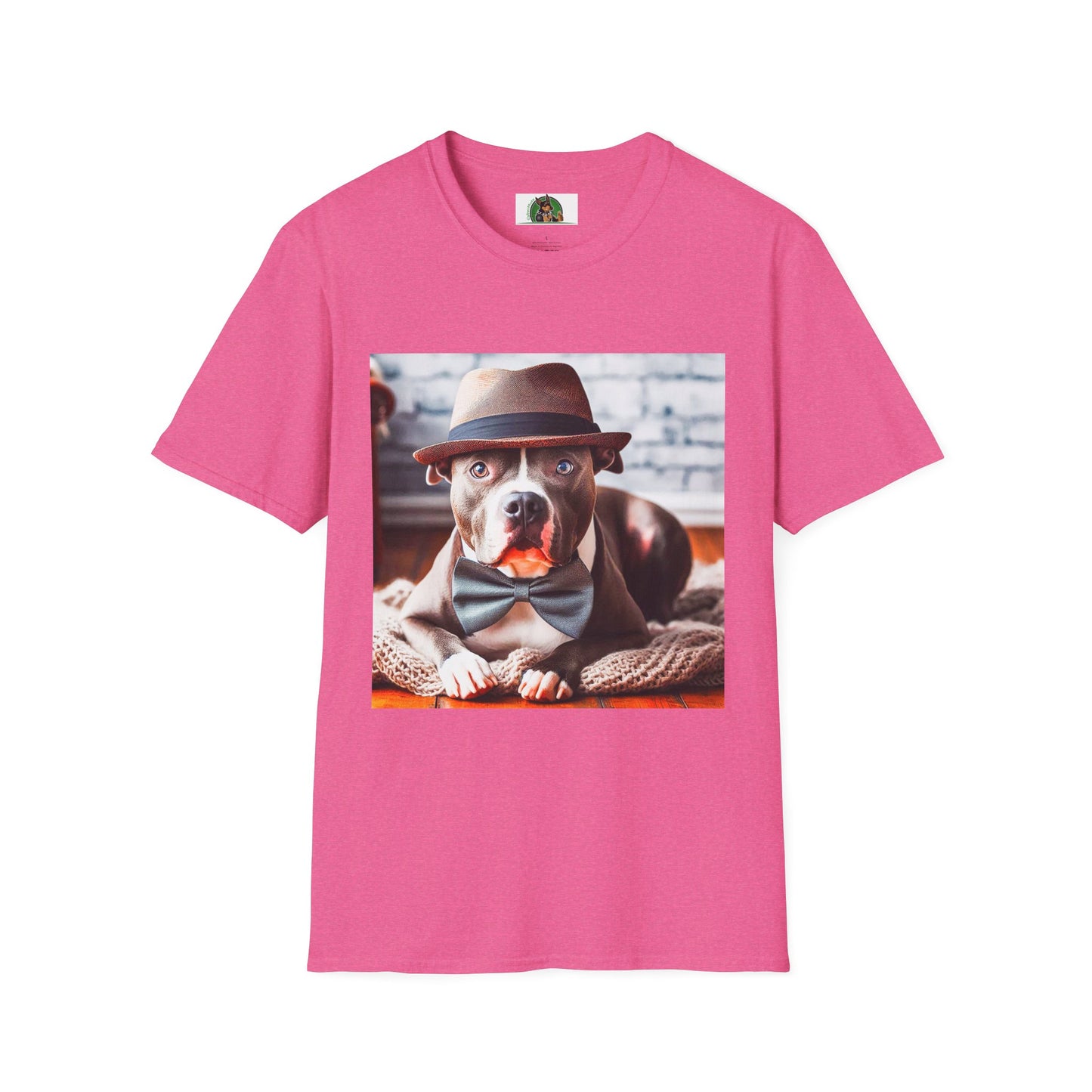 Pit Bull pretty boy shirt T-Shirt Printify S Heather Heliconia