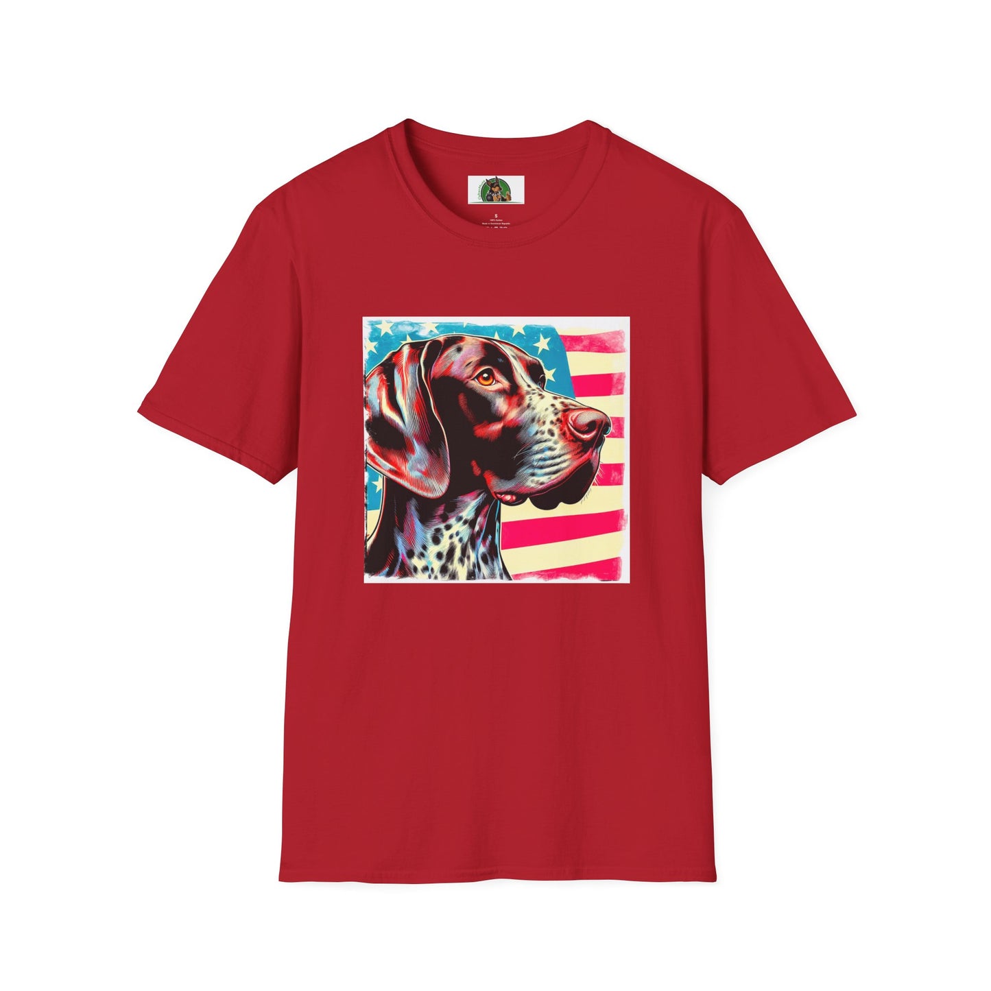 German Shorthaired Pointer T-Shirt Printify S Cherry Red 