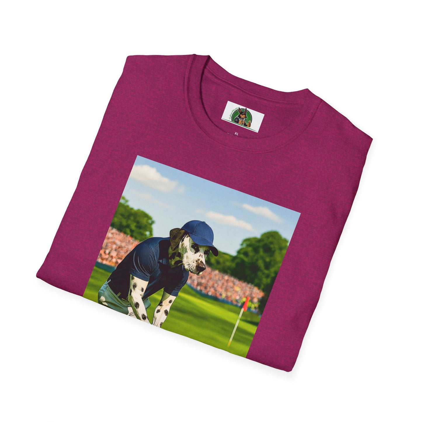 Golf Dalmatian Sports T-Shirt