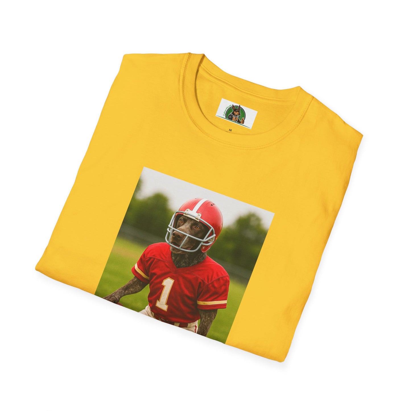 German Shorthaired Pointer Football T-Shirt — GSP Sports Tee