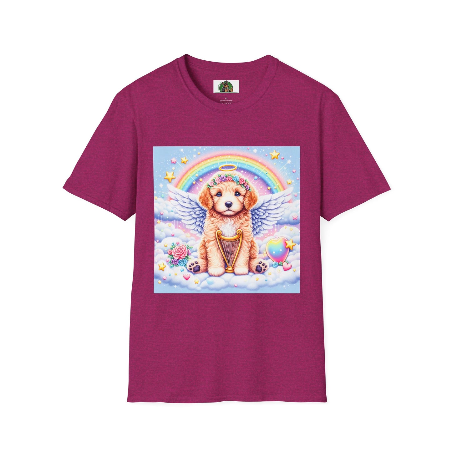 Golden Doodle T-Shirt Printify S Antique Heliconia