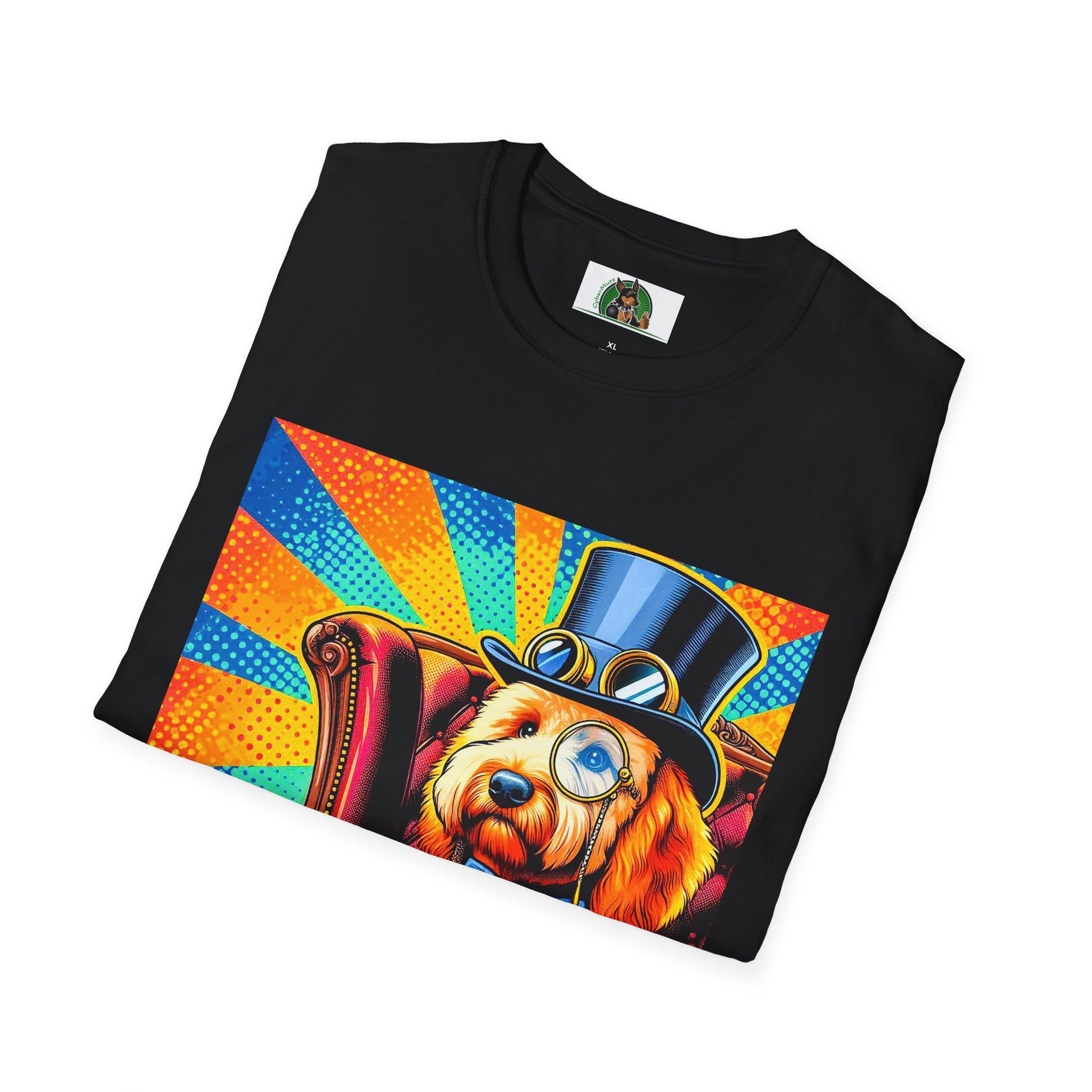 Golden Doodle steam punk cutie shirt T-Shirt Printify