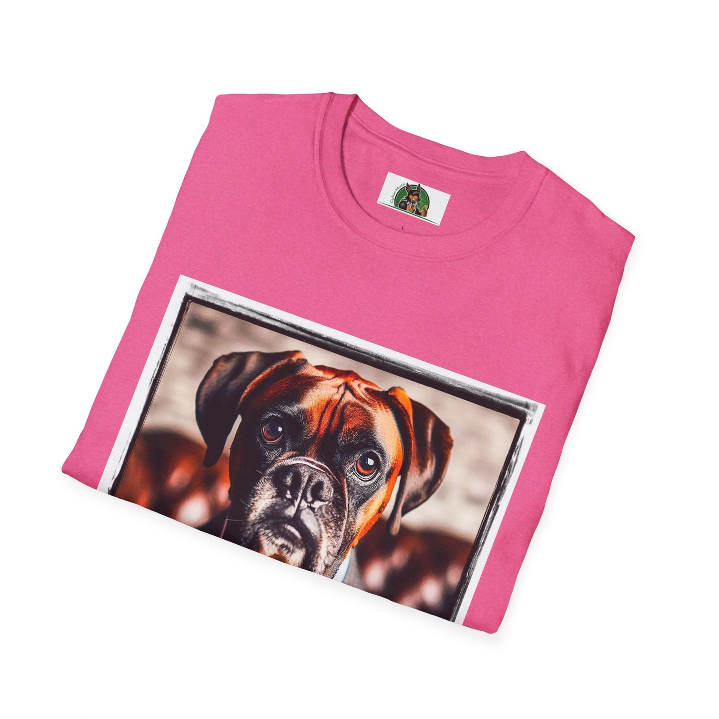 Boxer Dog In Suit Shirt