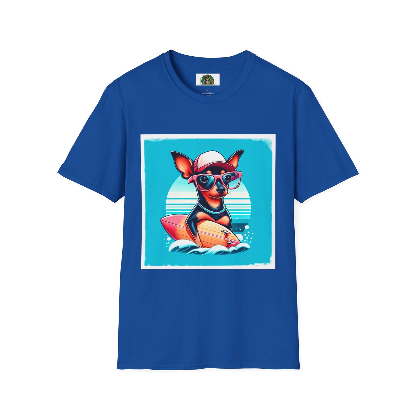 Min Pin T-Shirt T-Shirt Printify XS Royal 