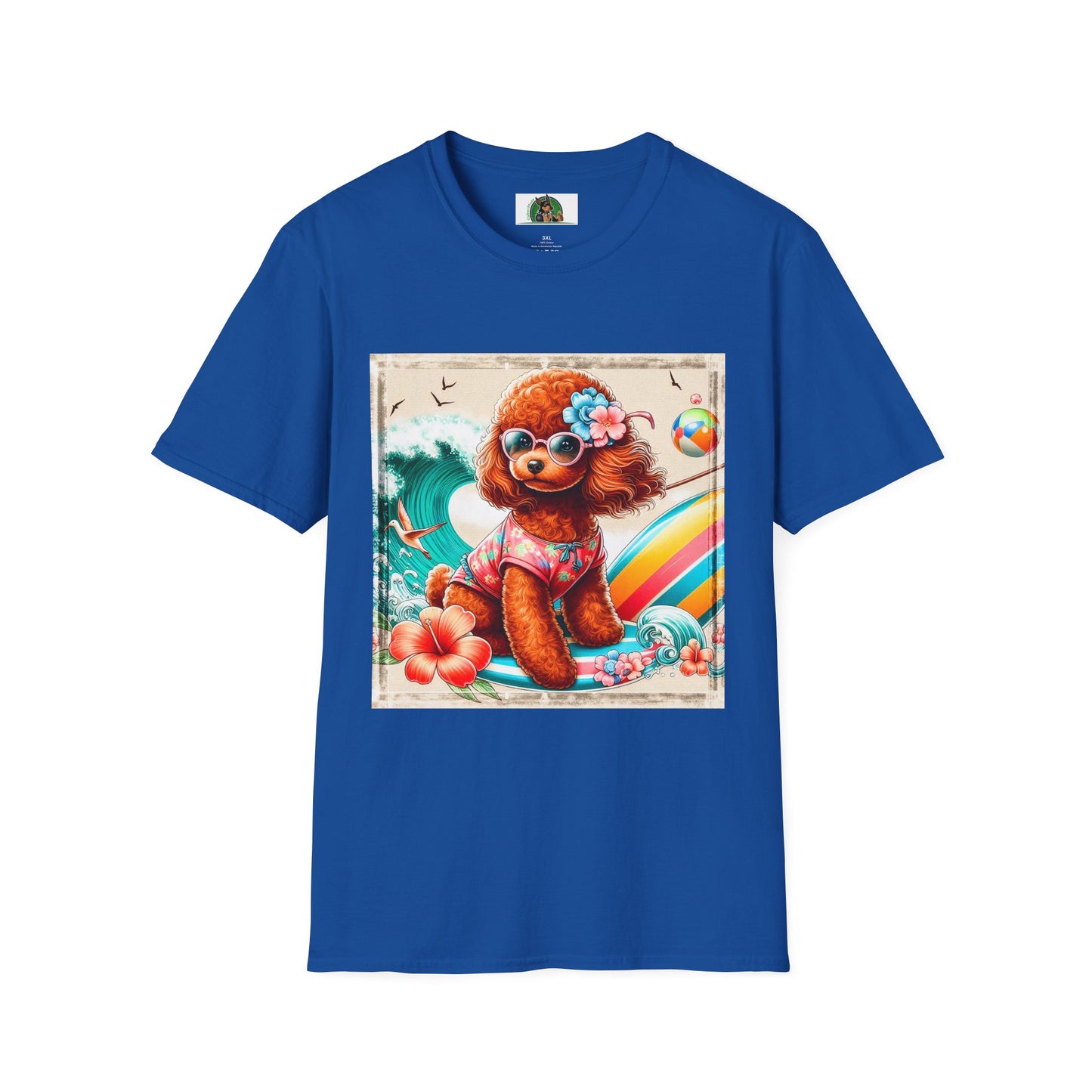 Poodle T-Shirt Printify XS Royal