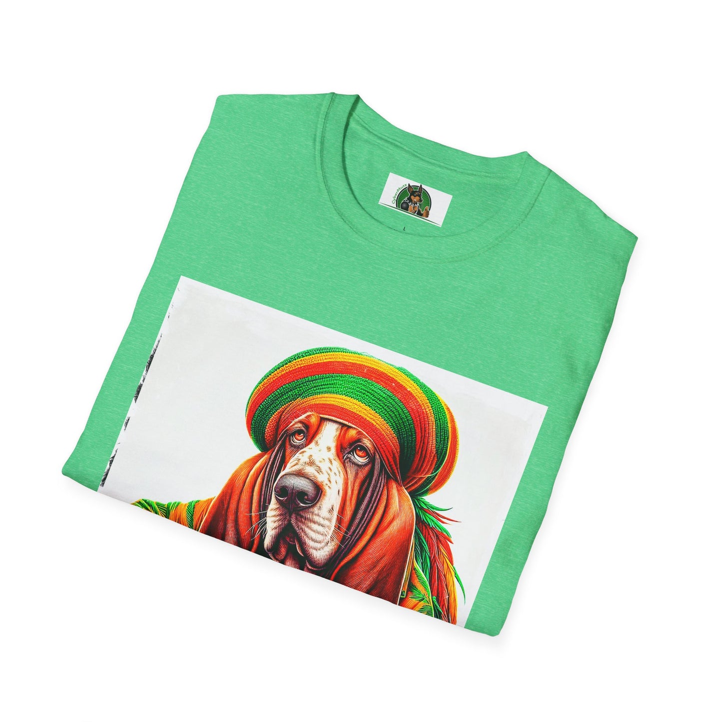 Basset Hound Rasta Dog Playing Guitar