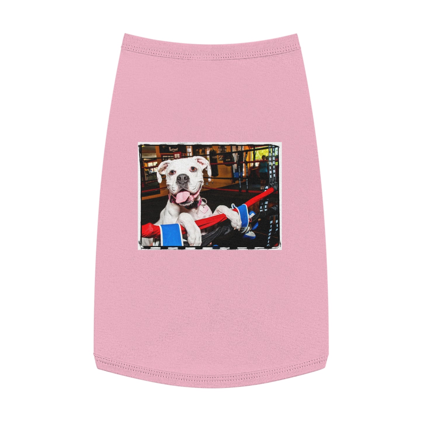 Pet Tank Top Boxer Pets Printify L Pink 