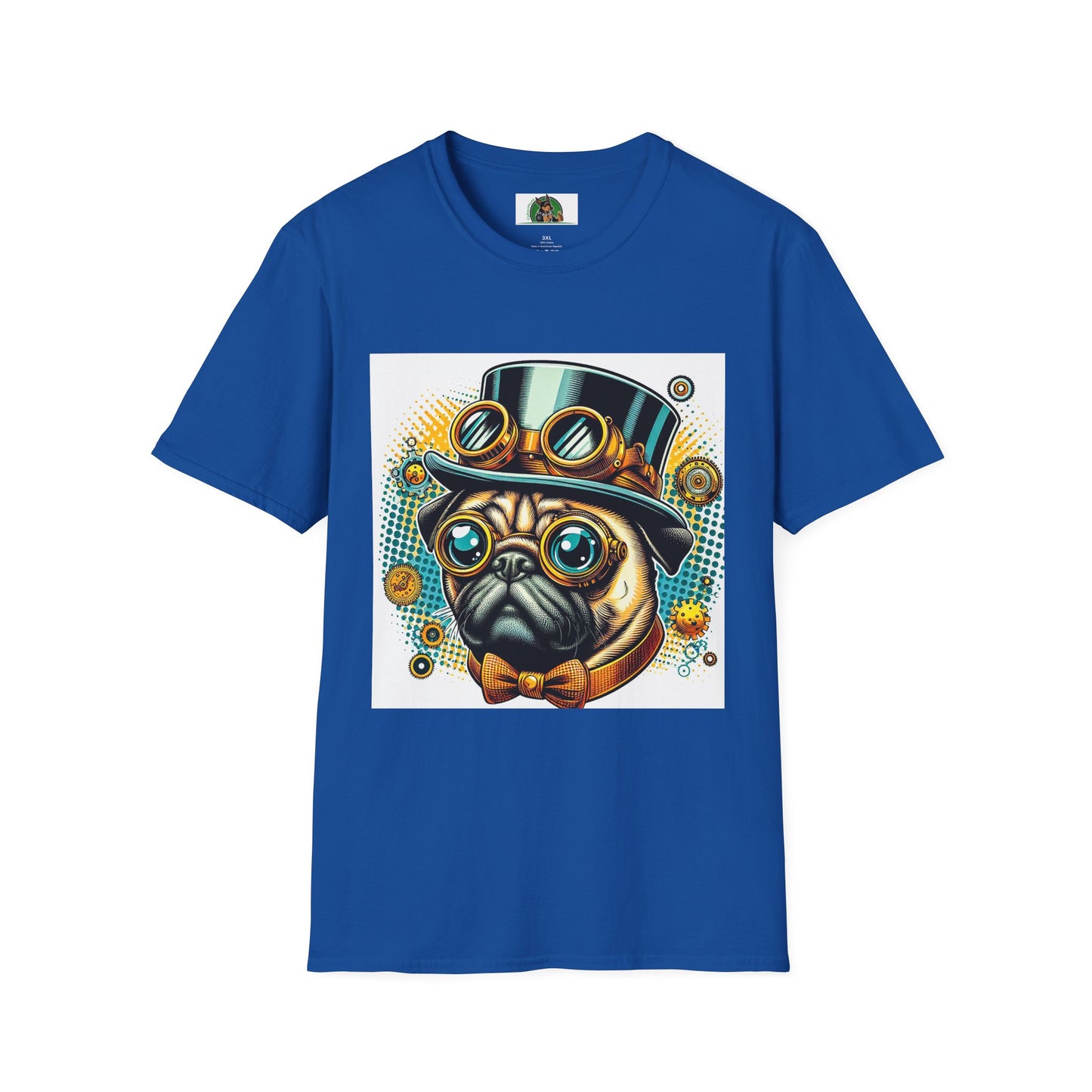 Pugs T-Shirt Printify XS Royal 